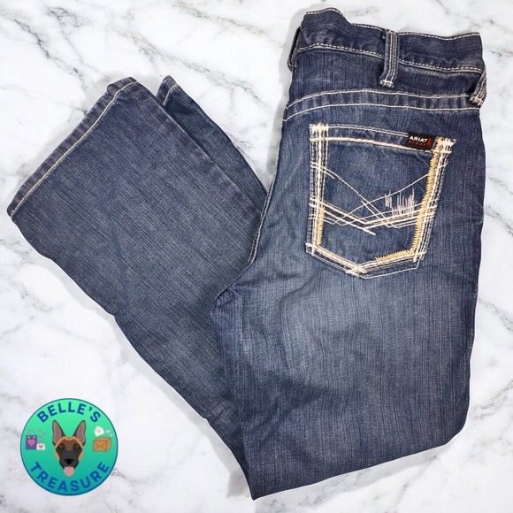 Ariat Other - Ariat FR Jeans M4 Relaxed Boot Cut Men's  34x30 Fire Flame Resistant Dark Wash